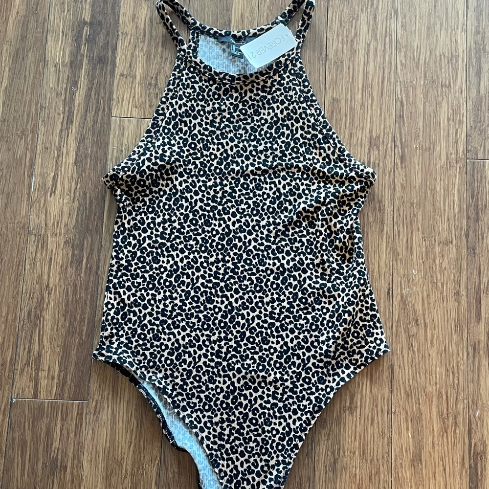 Forever 21 cheetah bodysuit